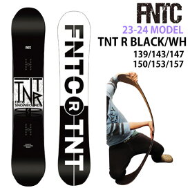 【メンテナンスします】FNTC TNTR BLACK/WHITE 139-143-147-150-153-157cm　エフエヌティーシー ティーエヌティーアール 2023-24