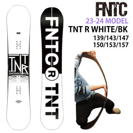 【メンテナンスします】FNTC TNTR WHITE/BLACK 139-143-147-150-153-157cm　エフエヌティーシー ティーエヌティーアール 2023-24