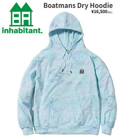 INHABITANT【インハビタント】Boatmans Dry Hoodie Blue【正規品】23-24