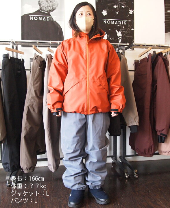 楽天市場】NOMADIK【ノマディック】ウェア GLITCH JKT カラー：ORANGE  