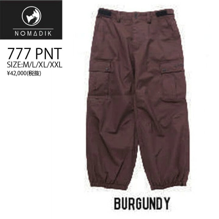 22-23 NOMADIK 777 SNOW WEAR PANTS/BLACK | stripes｜その他