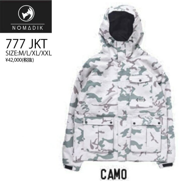 楽天市場】NOMADIK【ノマディック】ウェア 777 SNOW WEAR JKT カラー 