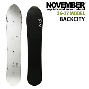 �y�\�񏤕i�zNOVEMBER BACKCITY 158-162cm�@�m�[�x���o�[�o�b�N�V�e�B�[�@2026-27���f��