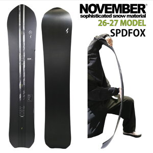 �y�\�񏤕i�zNOVEMBER SPDFOX 154-158cm�@�m�[�x���o�[�X�s�[�h�t�H�b�N�X�@2026-27���f��