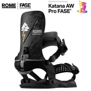 �y�\�񏤕i�z26-27 ROME SNOWBOARDS�y���[���zKATANA AW PRO FASE BINDING �J���[�FSTALE �r���f�B���O �X�m�[�{�[�h�y���K�i�z