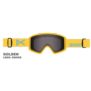 2425☆ANON【アノン】ゴーグル Tracker 2.0 Low Bridge Goggles フレーム:Golden レンズ:Smoke (35% / S2) 【正規品】