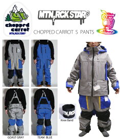 24-25 MTN.ROCK STAR【マウンテンロックスター】CHOPPED CARROT S PANTS 3LAYER スノーボード ウェア【正規品】