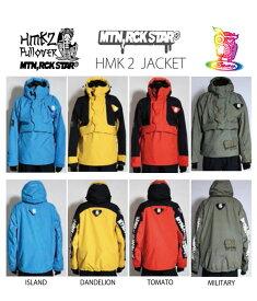 24-25 MTN.ROCK STAR【マウンテンロックスター】HMK2 JACKET 3LAYER スノーボード ウェア【正規品】