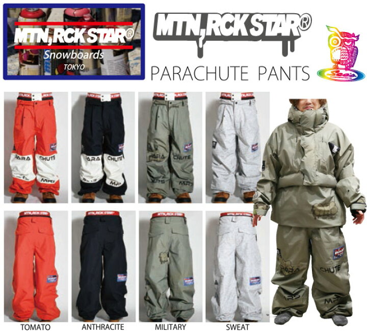 楽天市場】24-25 MTN.ROCK STAR【マウンテンロックスター】PARACHUTE 