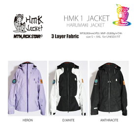 予約商品☆25-26 MTN.ROCK STAR【マウンテンロックスター】HMK1 JACKET 3LAYER スノーボード ウェア【正規品】
