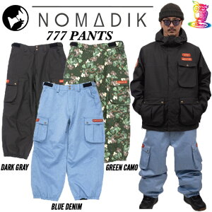 25-26 NOMADIK�y�m�}�f�B�b�N�z777 PANTS �X�m�[�{�[�h �E�F�A