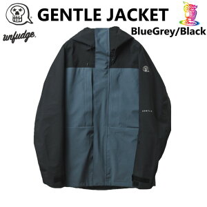 25-26UNFUDGE yAt@bWzGENTLE JACKET(WIDE FIT)yKizBLUEGREY/BLACK