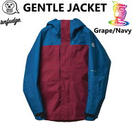 25-26☆UNFUDGE 【アンファッジ】GENTLE JACKET(WIDE FIT)【正規品】GRAPE/NAVY