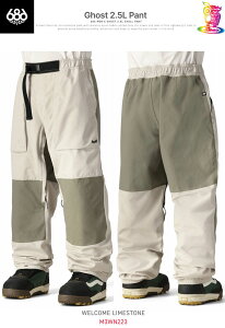 24-25 686 SIX EIGHT SIXyVbNXGCgVbNXz2.5L GHOST PANT@J[FWELCOME LIMESTONE Xm[{[h EFAyKiz