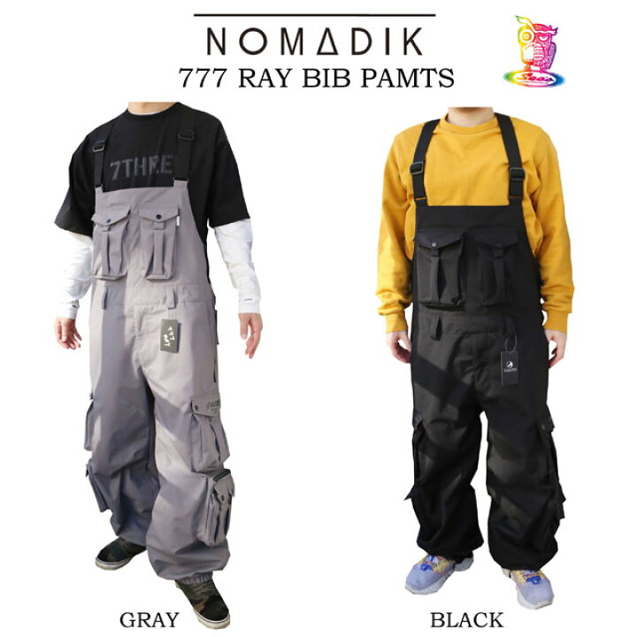 楽天市場】24-25 NOMADIK【ノマディック】777 RAY BIB PANTS 