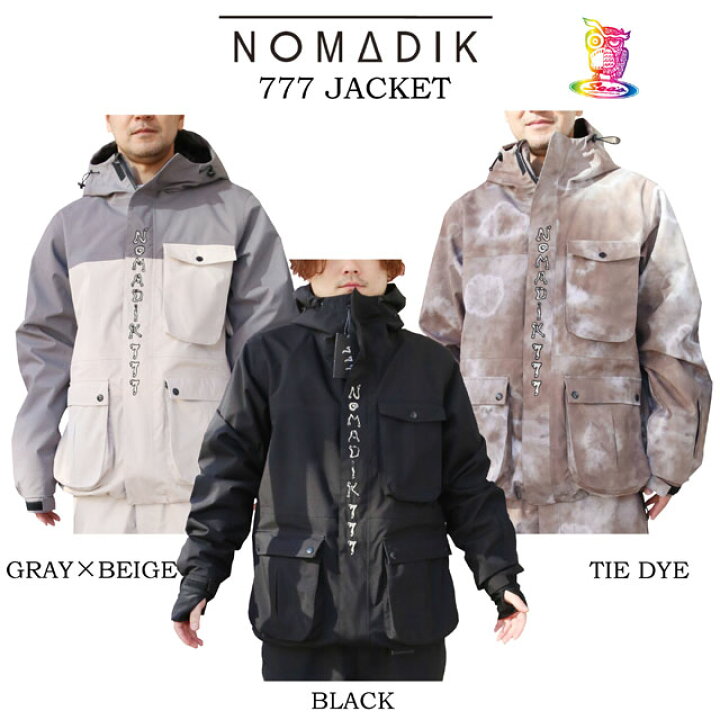 楽天市場】24-25 NOMADIK【ノマディック】777 JACKET スノーボード  