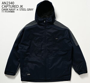 ANTHEMyAZzEFA CAPTURED JACKETyKizJ[FDARK NAVY×STEEL GRAY@23-24