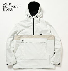 ANTHEM【アンセム】ウェア NFX ANORAK 【正規品】カラー：OFF WHITE　23-24