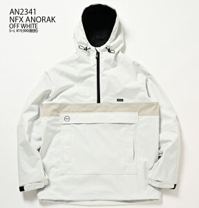 ANTHEMyAZzEFA NFX ANORAK yKizJ[FOFF WHITE@23-24