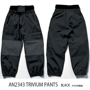ANTHEMyAZzEFA TRIVIUM PANTS yKizJ[FBLACK@23-24