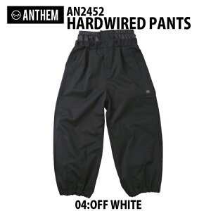 24-25☆ANTHEM【アンセム】HARD WIRED PANTS(ハードワイヤードパンツ)【正規品】OFF BLACK
