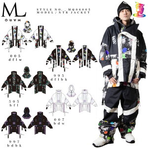 【予約商品】MARQLEEN【マークリーンウェア】 NTR JACKET ☆MQ06005 スノーボード ウェア