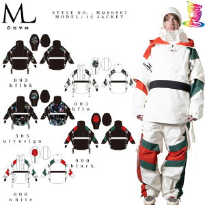 【予約商品】MARQLEEN【マークリーンウェア】 12 JACKET ☆MQ06007 スノーボード ウェア