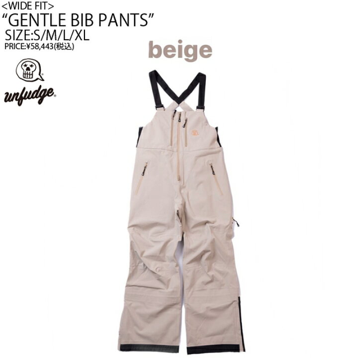 楽天市場】UNFUDGE OUTWEAR【アンファッジ】GENTLE BIB PANTS【正規品 