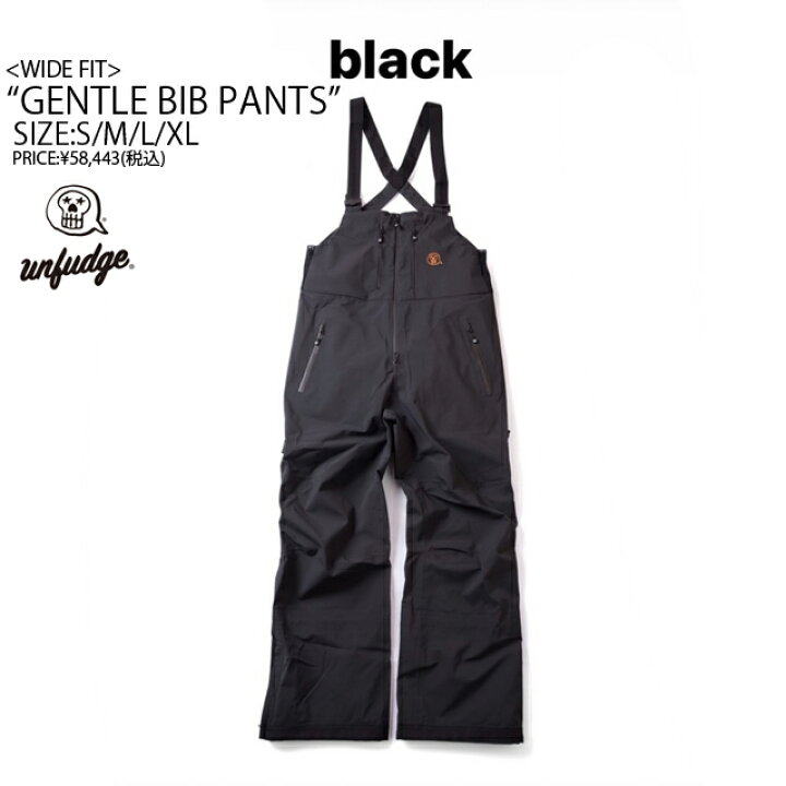楽天市場】UNFUDGE OUTWEAR【アンファッジ】GENTLE BIB PANTS【正規品  