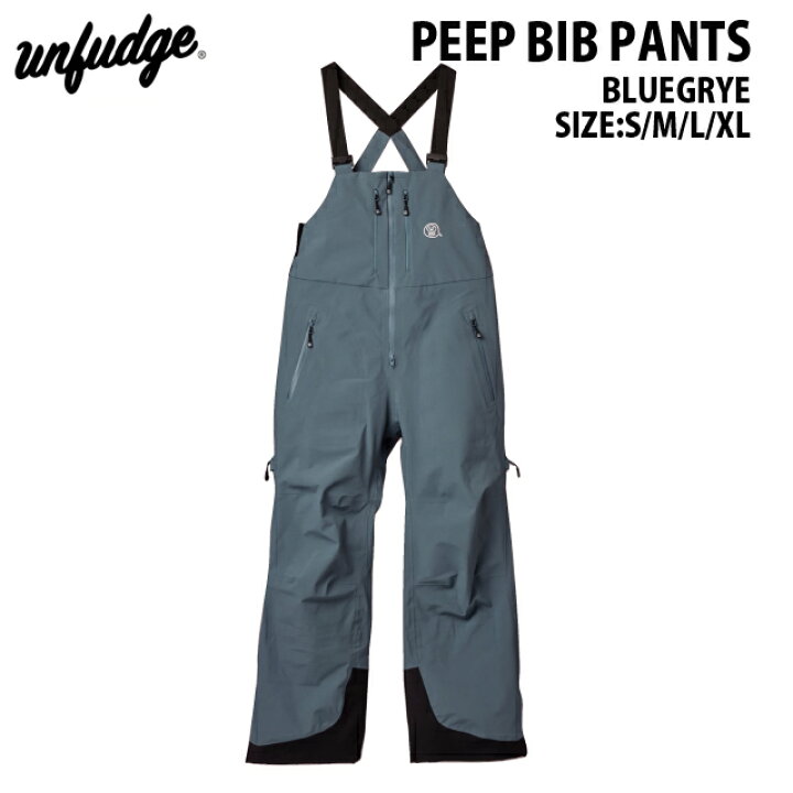 楽天市場】24-25☆UNFUDGE OUTWEAR【アンファッジ】PEEP BIB PANTS  