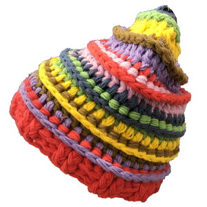 VOLCOMy{RzRAV CROCHET BEANIE r[j[ RED