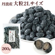 丹波黒豆甘納豆 黒豆甘納豆 うす甘納豆 大粒 2L 260g 大容量 （ 無選別 ） 丹波黒豆菓子 黒豆 甘納豆 国…