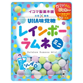 ユーハ味覚糖　レインボーラムネミニ　ソーダ　30g×6個　【ネコポス】【代引き不可】