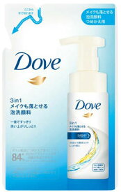 ユニリーバ ダヴ　3in1メイクも落とせる泡洗顔料　替 120ml×24個 【送料無料】