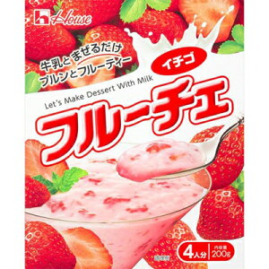 【全商品ポイント10倍 10/24(金)20:00〜10/25(土)23:59】ハウス食品 ハウス フルーチェイチゴ 箱200g×30個 【送料無料】