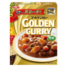 ヱスビー食品 ゴールデンカレーレトルト中辛200g×10個