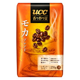 UCC　香り炒り豆　モカブレンド(豆）　270g×12個