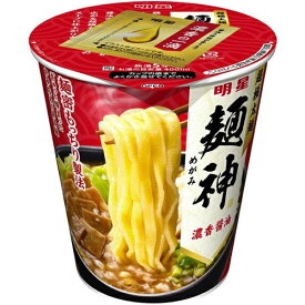 明星食品 明星 麺神カップ 濃香醤油×12個【送料無料】