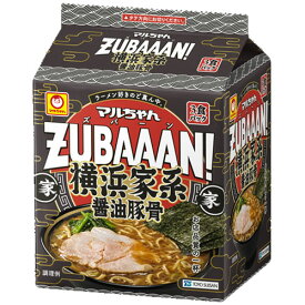 東洋水産　マルちゃんZUBAAAN! 横浜家系醤油豚骨 3食パック　390g（130g（めん80g）×3食）×9個×2セット