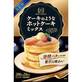 昭和産業　昭和産業　ケーキのようなホットケーキミックス　箱400g×6個　【送料無料】