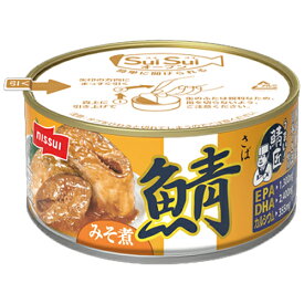 ニッスイ　SuiSuiオープン うまい！鯖匠 さばみそ煮　180g×12個　缶詰/鯖缶/さば缶/サバ缶/常備食/保存食/防災/備蓄/キャンプ/料理