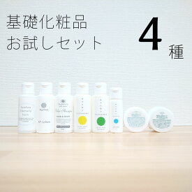 セグロラ 選べる4種 基礎化粧品お試しセット ミニサイズ お試し用 泡クレンジング オールインワンジェル シャンプー トリートメント トライアルセット