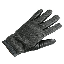手袋 メンズ スウェード グローブ 裏起毛 ブラック 送料無料 ギフト 防寒 プレゼント ファッション