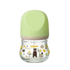 Pigeon 母乳実感　哺乳びん　my Precious（耐熱ガラス製）　クマ80ml