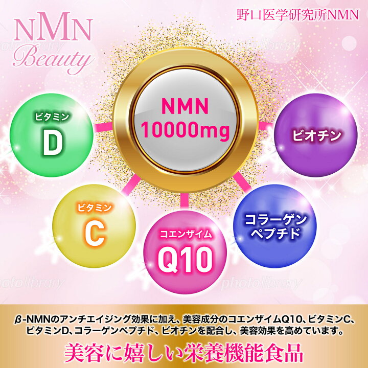 楽天市場】野口医学研究所 NMN サプリメント10000 Beauty : 清美堂 