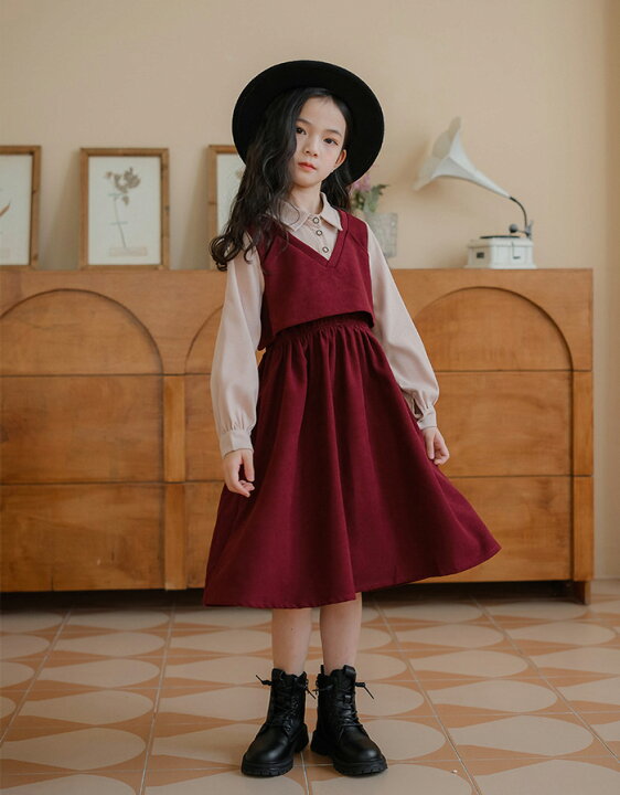 楽天市場】ドッキングワンピース 女の子 切り替え 子供服 キッズ 