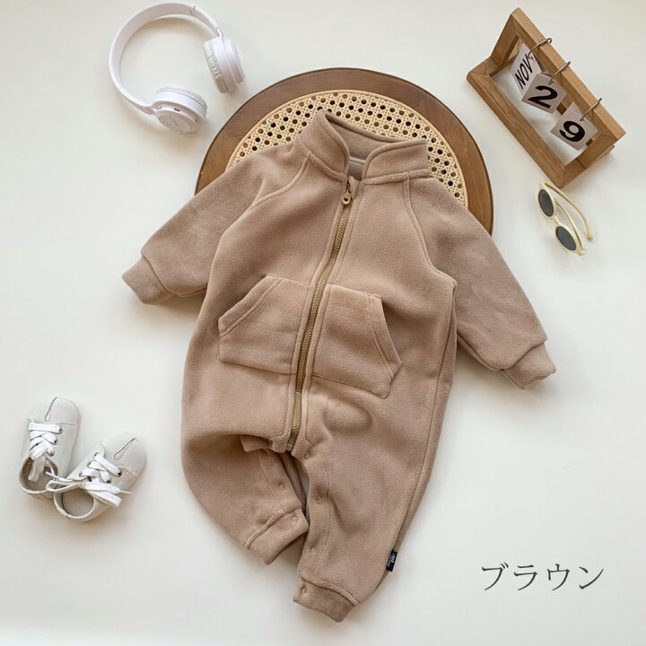 楽天市場】ロンパース ベビー フリースロンパース ベビー服 女の子 