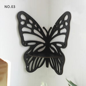 コーナーシェルフ 木製 小物置き 隙間収納 蝶型 壁棚 角棚 ウォールラック コーナーラック 壁掛け 収納棚 飾り棚 三角 インテリア 取付簡単 キャンドル 香水 ジュエリー 整理整頓 玄関 リビ