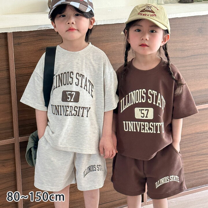 楽天市場】夏 セットアップ 半袖 Tシャツ ハーフパンツ 男の子 女の子 