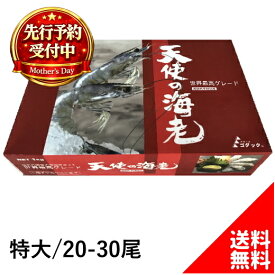 ＼ 母の日 早割 ／ 特大 天使の海老 1kg 20〜30尾入り
